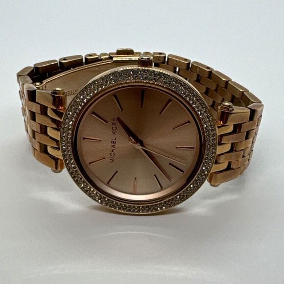 Michael Kors Darci MK3192 Women Rose Gold Analog Dial Quartz Wrist Watch JNA284